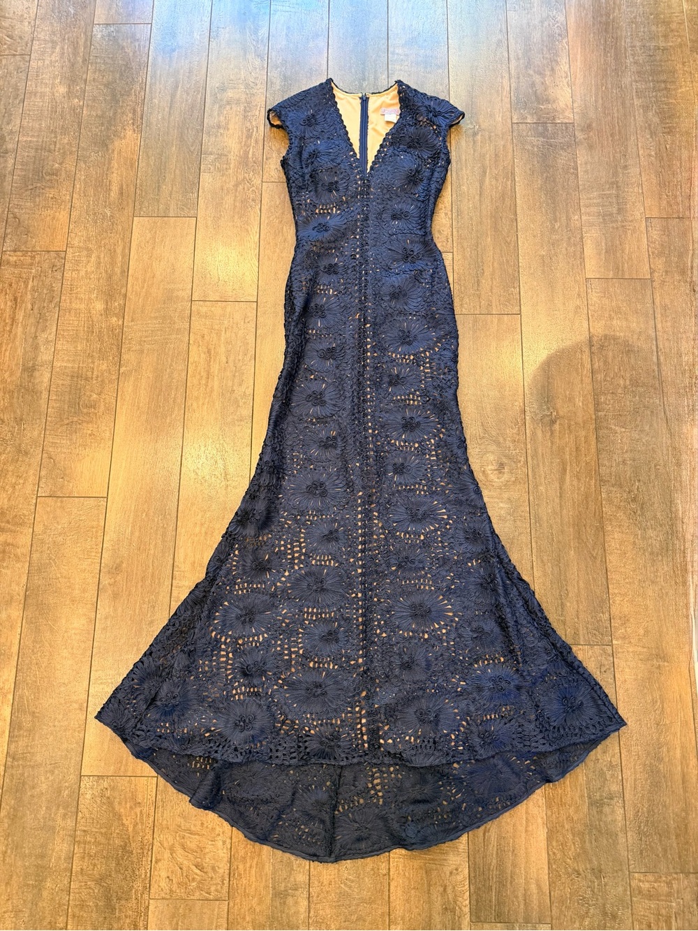 NAVY BLUE JOVANI PROM/PAGEANT/FORMAL DRESS/GOWN #98002 SIZE 6